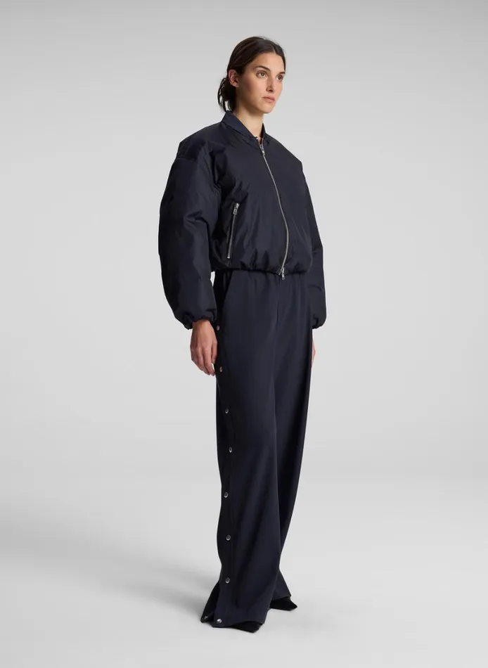 Women Jackets and Coats ALC Zane Nylon Bomber Jacket Maritime Navy