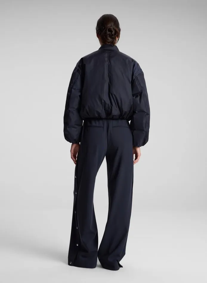 Women Jackets and Coats ALC Zane Nylon Bomber Jacket Maritime Navy