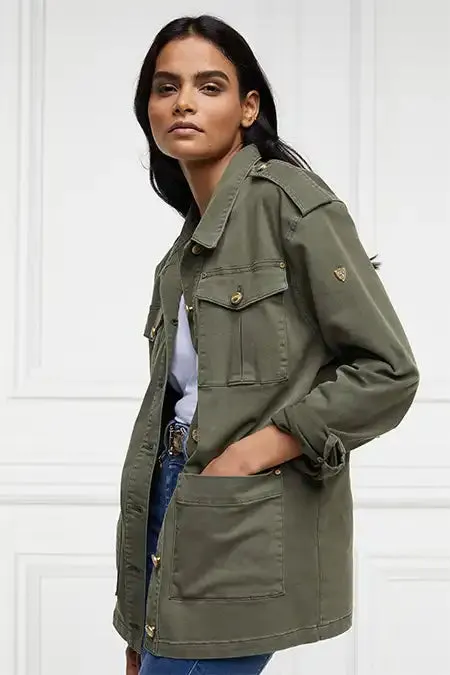 Women Jackets Holland Cooper Artillery Jacket Hunter Green Women Jackets Holland Cooper Artillery Jacket Hunter Green