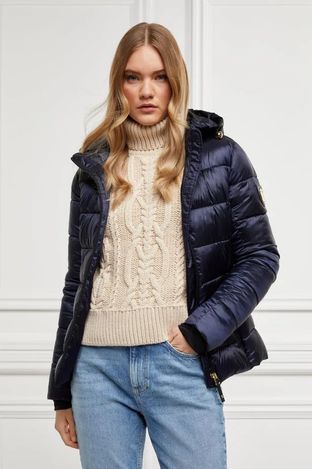 Women Jackets Holland Cooper Sherbourne Puffer Ink Navy Women Jackets Holland Cooper Sherbourne Puffer Ink Navy