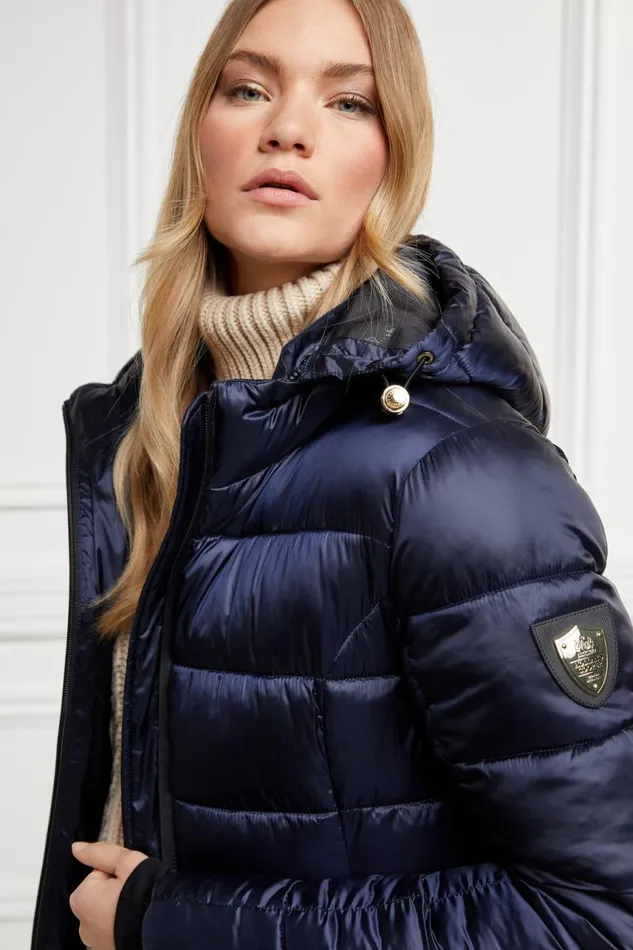 Women Jackets Holland Cooper Sherbourne Puffer Ink Navy Women Jackets Holland Cooper Sherbourne Puffer Ink Navy