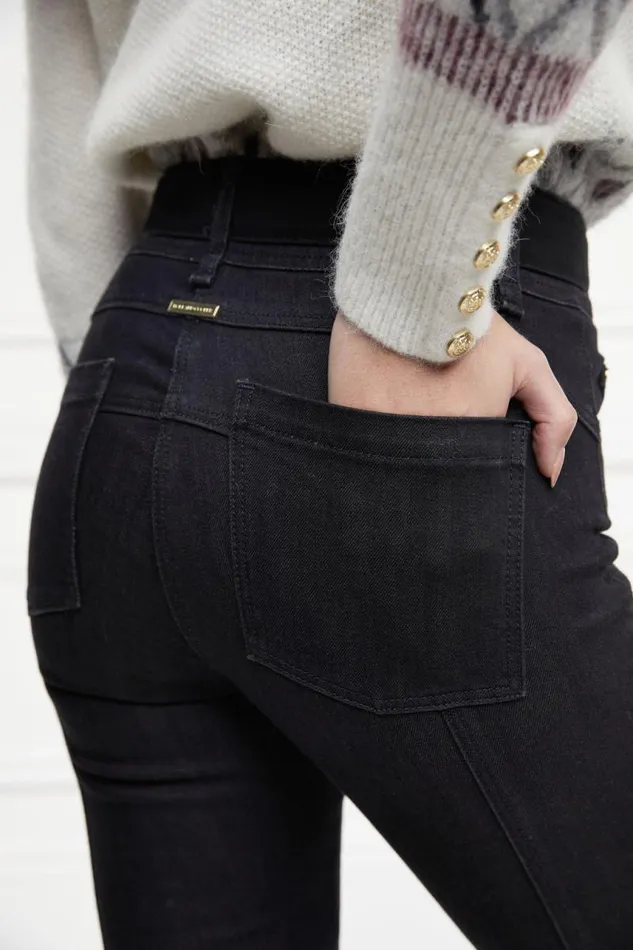Women Jeans Holland Cooper 5 Pocket Jodhpur Jean Black Women Jeans Holland Cooper 5 Pocket Jodhpur Jean Black