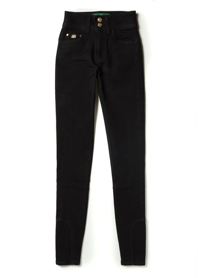Women Jeans Holland Cooper 5 Pocket Jodhpur Jean Black Women Jeans Holland Cooper 5 Pocket Jodhpur Jean Black