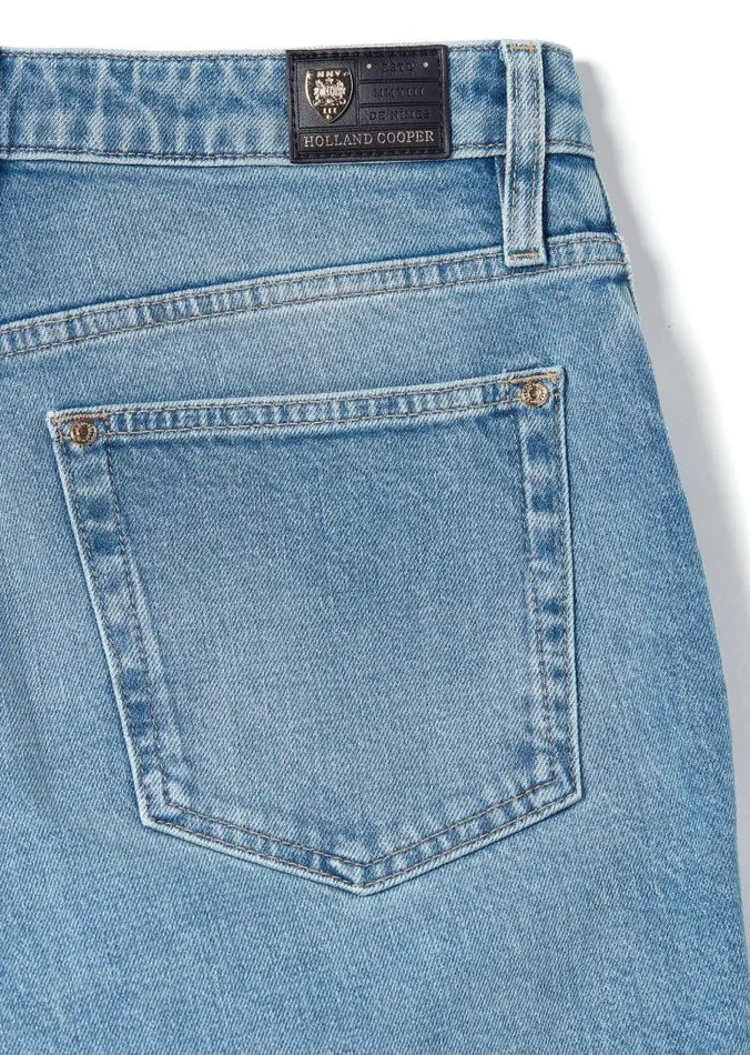 Women Jeans Holland Cooper High Rise Slim Jean Vintage Indigo Women Jeans Holland Cooper High Rise Slim Jean Vintage Indigo