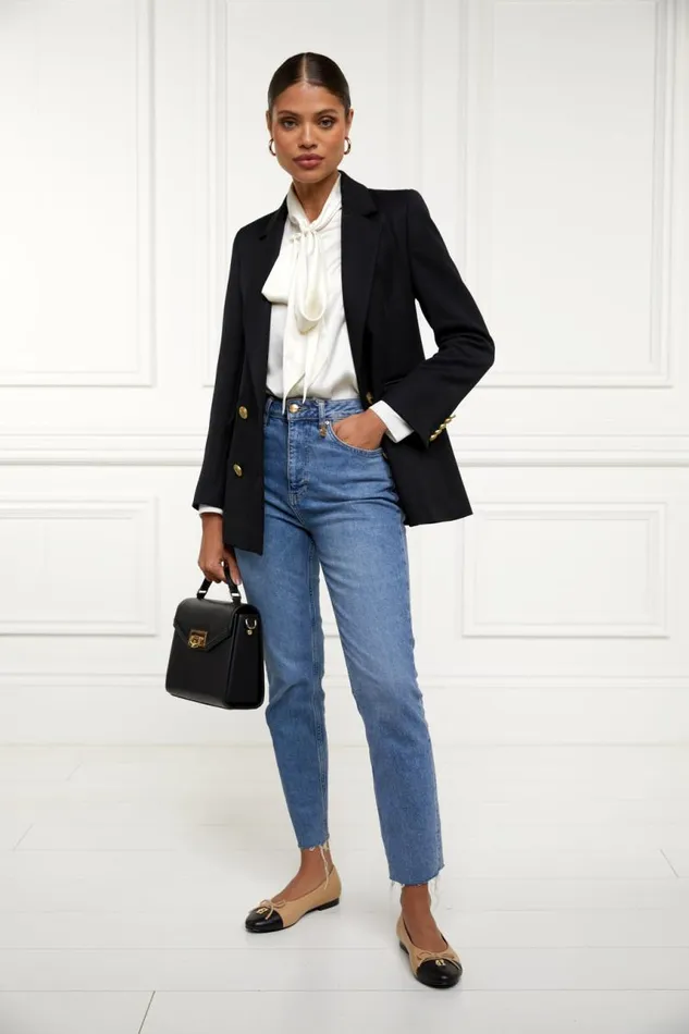 Women Jeans Holland Cooper High Rise Slim Jean Vintage Indigo Women Jeans Holland Cooper High Rise Slim Jean Vintage Indigo