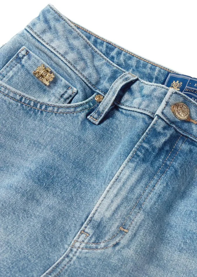 Women Jeans Holland Cooper High Rise Slim Jean Vintage Indigo Women Jeans Holland Cooper High Rise Slim Jean Vintage Indigo