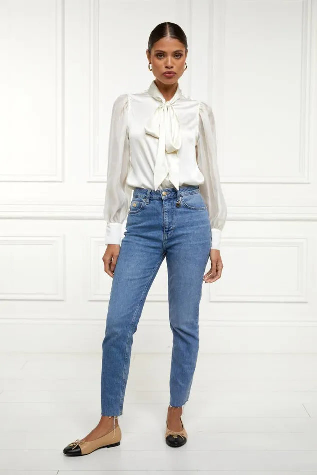 Women Jeans Holland Cooper High Rise Slim Jean Vintage Indigo Women Jeans Holland Cooper High Rise Slim Jean Vintage Indigo