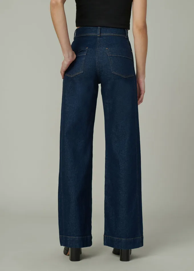 Women Joe8217s Jeans THE SEAMED DENIM TROUSER Rinse Wide Leg