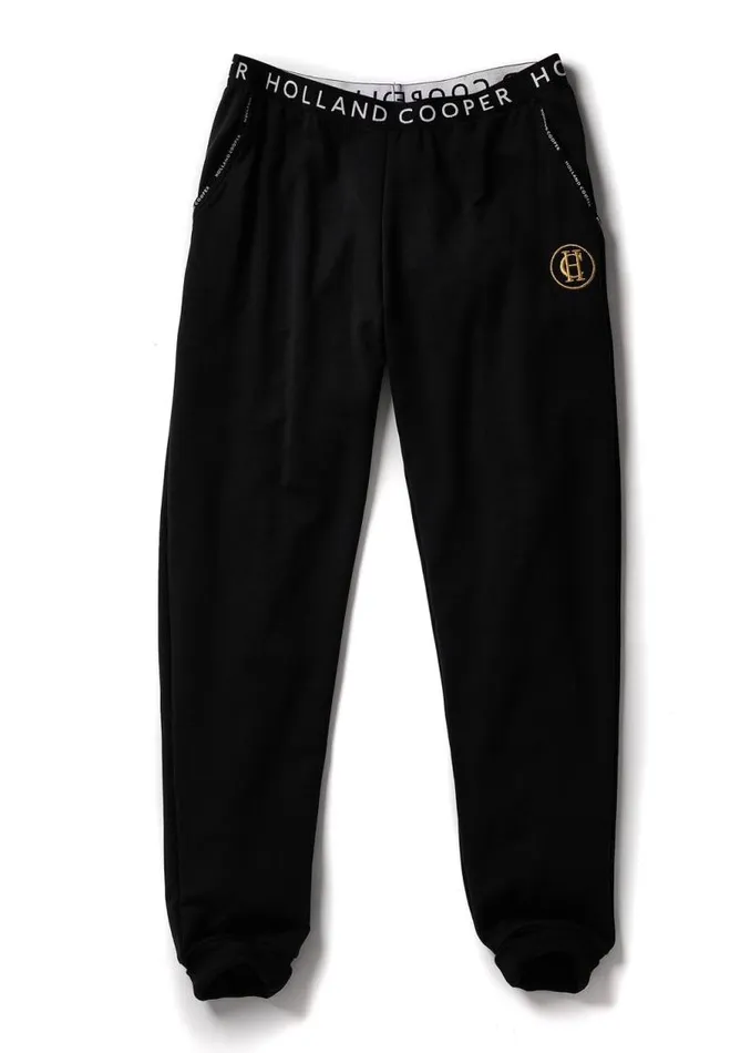 Women Joggers Holland Cooper Lounge Jogger Black