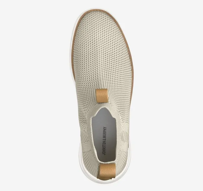 Women Johnston and Murphy Boots and Booties Emery Knit Chelsea Boot Taupe Knit Women Johnston and Murphy Boots and Booties Emery Knit Chelsea Boot Taupe Knit