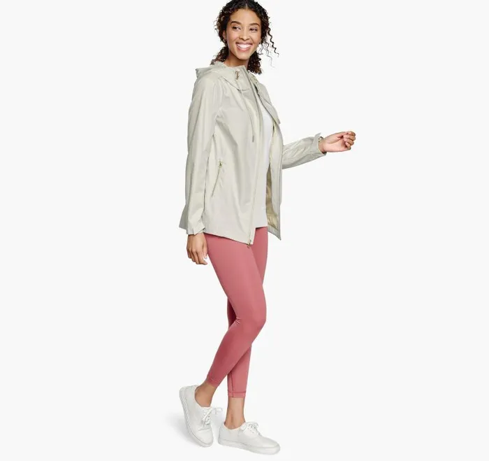 Women Johnston and Murphy Coats Jackets and Vests Hooded Anorak Neutral Multi Women Johnston and Murphy Coats Jackets and Vests Hooded Anorak Neutral Multi
