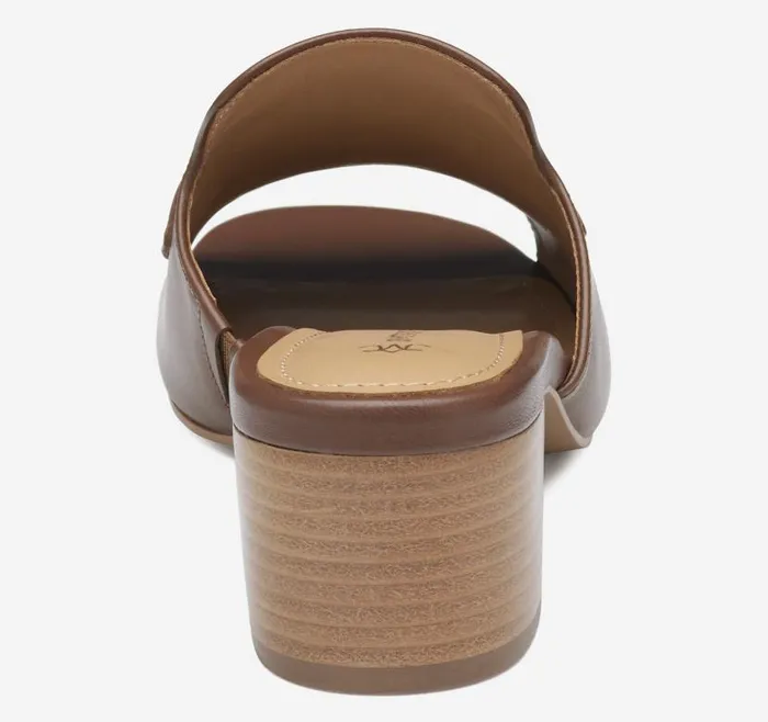 Women Johnston and Murphy Heels and Platform Wedges Edith Bit Slide Cognac Glove Leather Women Johnston and Murphy Heels and Platform Wedges Edith Bit Slide Cognac Glove Leather