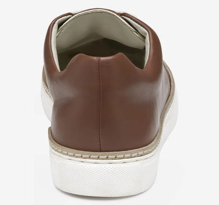 Women Johnston and Murphy Sneakers Callie LacetoToe Cognac Glove Leather Women Johnston and Murphy Sneakers Callie LacetoToe Cognac Glove Leather