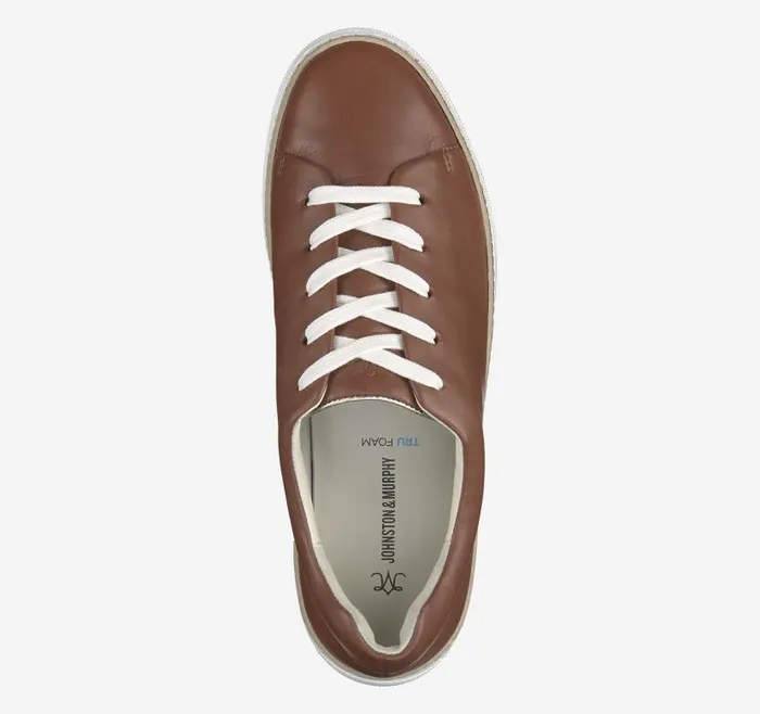 Women Johnston and Murphy Sneakers Callie LacetoToe Cognac Glove Leather Women Johnston and Murphy Sneakers Callie LacetoToe Cognac Glove Leather