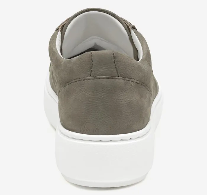 Women Johnston and Murphy Sneakers Cammie LaceUp Gray Tumbled Nubuck