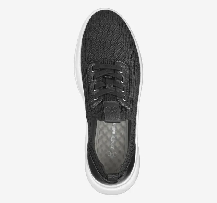 Women Johnston and Murphy Sneakers Escape Knit LaceUp Black Knit Women Johnston and Murphy Sneakers Escape Knit LaceUp Black Knit