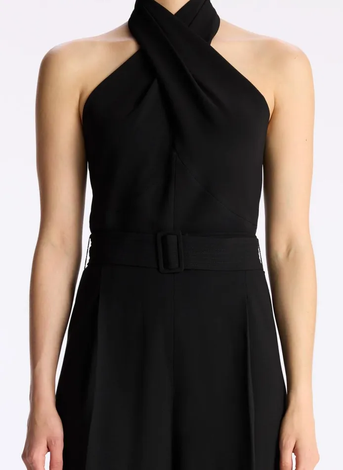 Women Jumpsuits ALC Murphy WideLeg Jumpsuit Black