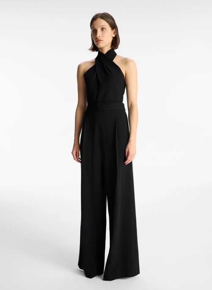 Women Jumpsuits ALC Murphy WideLeg Jumpsuit Black