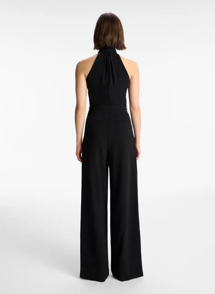 Women Jumpsuits ALC Murphy WideLeg Jumpsuit Black