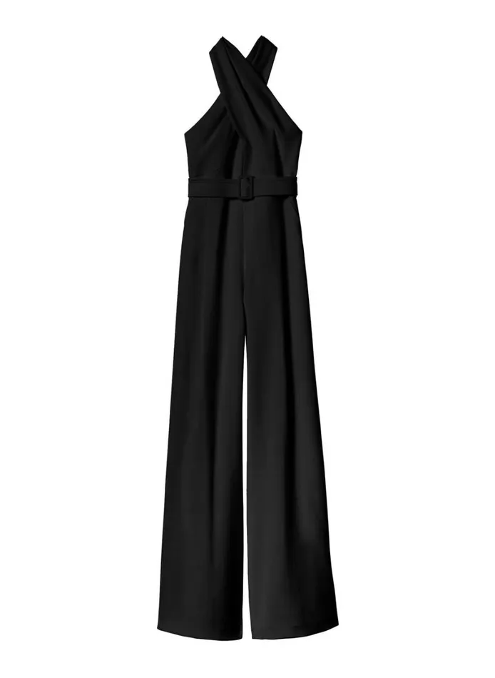 Women Jumpsuits ALC Murphy WideLeg Jumpsuit Black