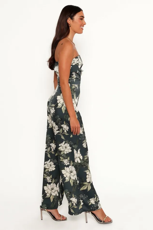 Women Jumpsuits and Rompers Petal and Pup Karina Jumpsuit Green Multi