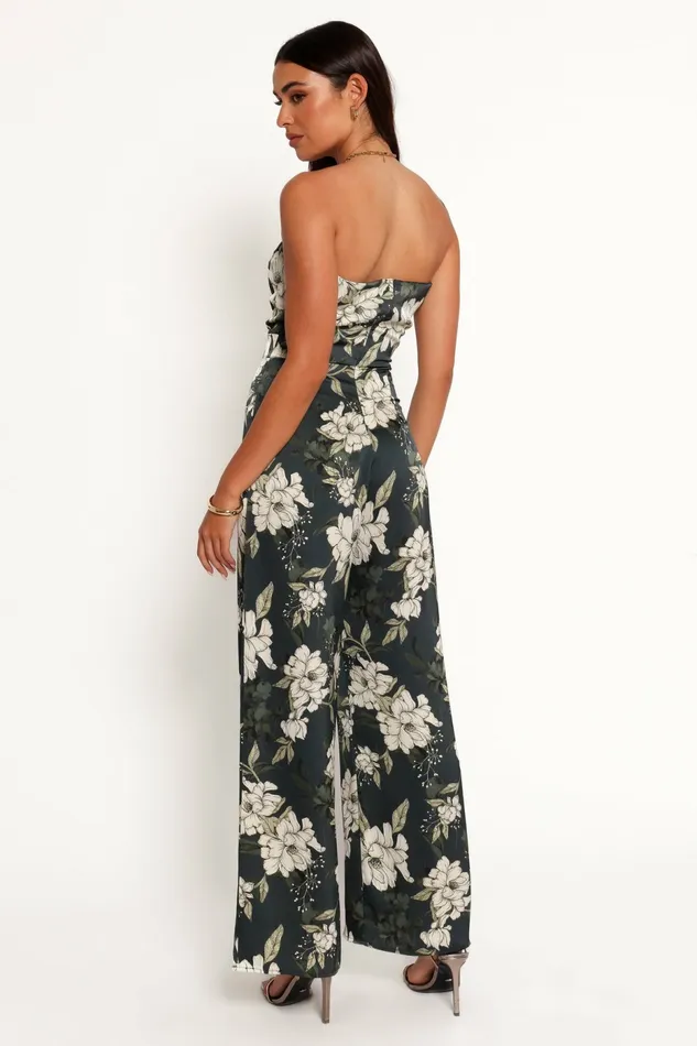 Women Jumpsuits and Rompers Petal and Pup Karina Jumpsuit Green Multi