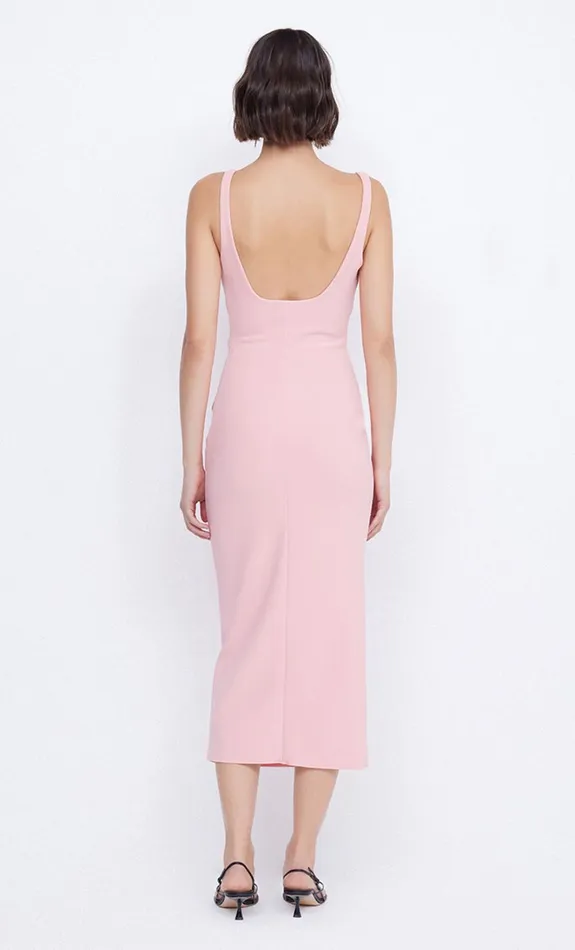 Women KARINA TUCK MIDI DRESS 8211 GUAVA Bec Bridge Wedding Guest