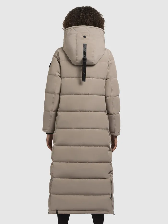 Women KHUJO Mantel CLARESSE Graubeige Graubeige Puffer Coats