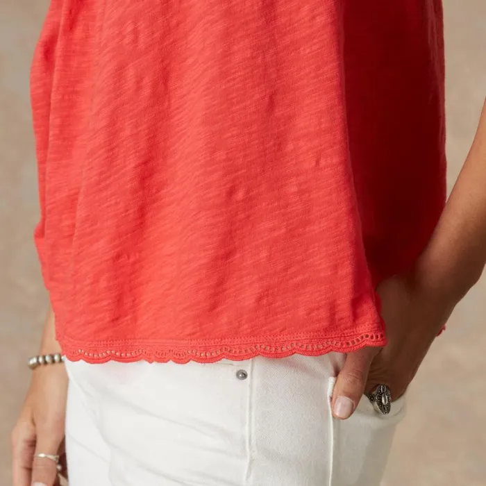 Women Kira Ruffle Top Black Sundance Catalog Tops
