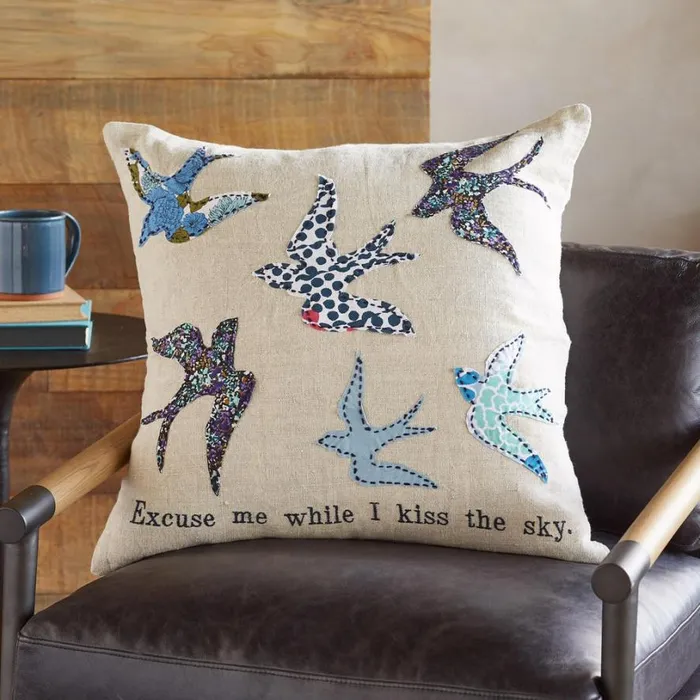 Women Kiss The Sky Pillow Sundance Catalog Decor