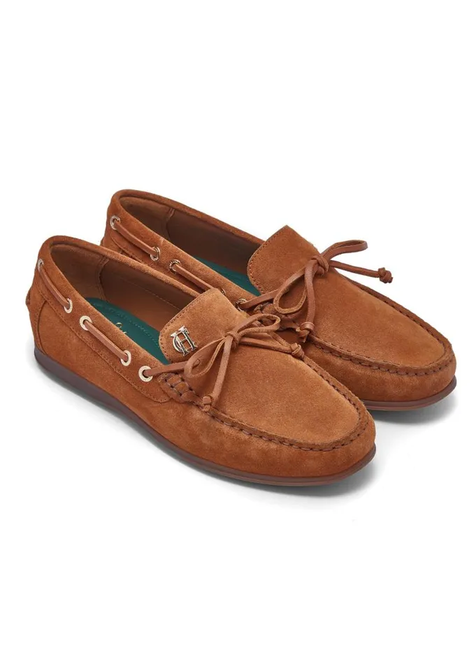 Women Loafers Holland Cooper Deck Shoe Tan Women Loafers Holland Cooper Deck Shoe Tan