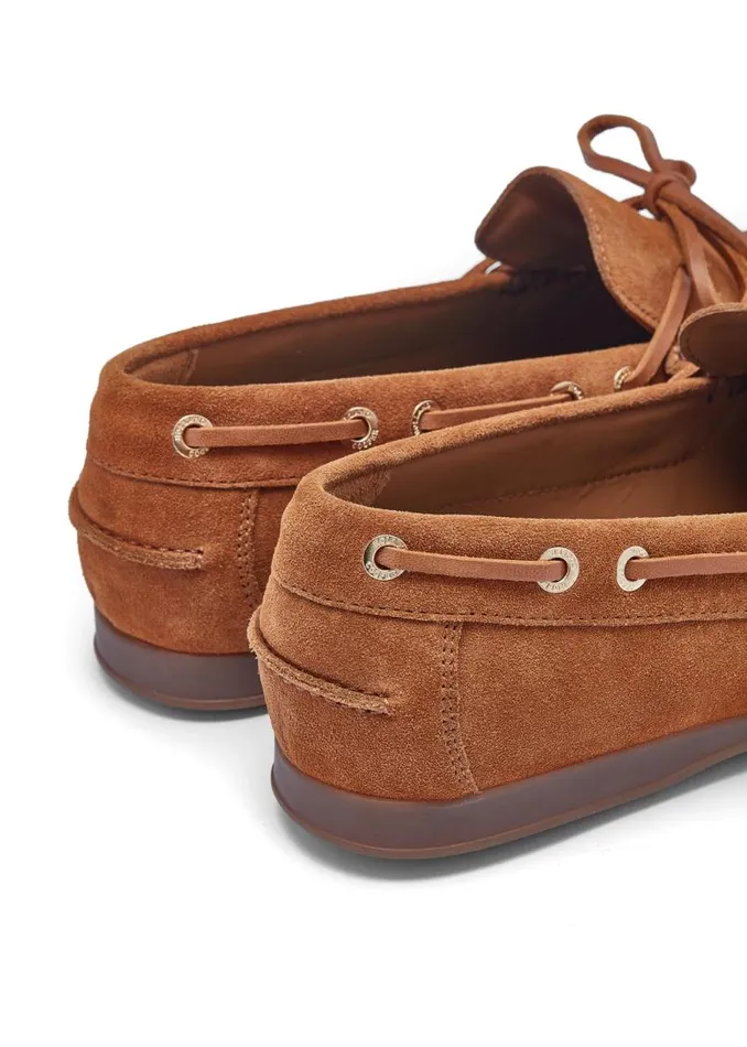 Women Loafers Holland Cooper Deck Shoe Tan Women Loafers Holland Cooper Deck Shoe Tan