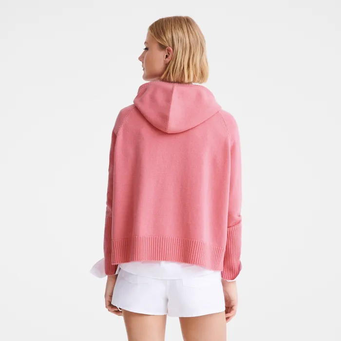 Women Longchamp Hoodie jumper Marshmallow KnitwearTops and Blouses Women Longchamp Hoodie jumper Marshmallow KnitwearTops and Blouses