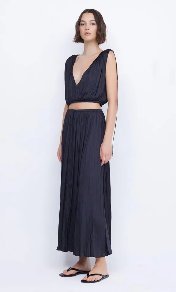 Women LOUANN PLEATED SKIRT 8211 BLACK Bec Bridge Skirts