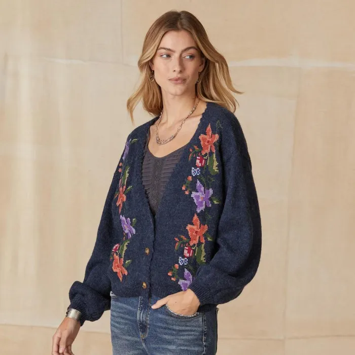 Women Luna Cardigan Midnight Sundance Catalog Sweaters Women Luna Cardigan Midnight Sundance Catalog Sweaters