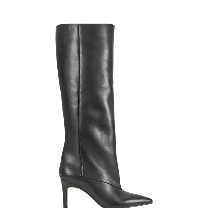Women Marc Fisher Boots and Booties Gentle Dress Boot Black Leather