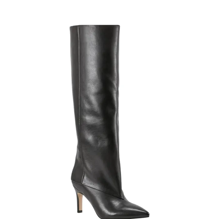 Women Marc Fisher Boots and Booties Gentle Dress Boot Black Leather