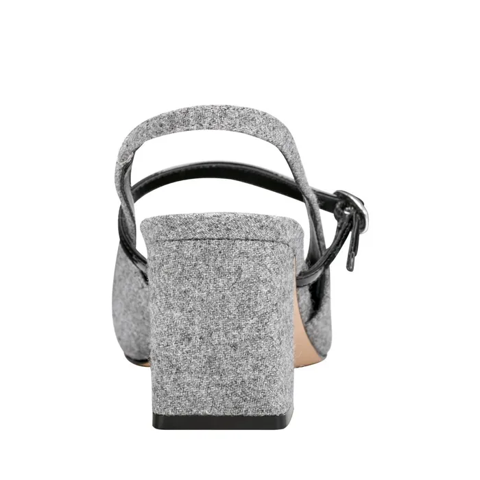 Women Marc Fisher Heels and Pumps Lanai Slingback Pump Light Grey Flannel