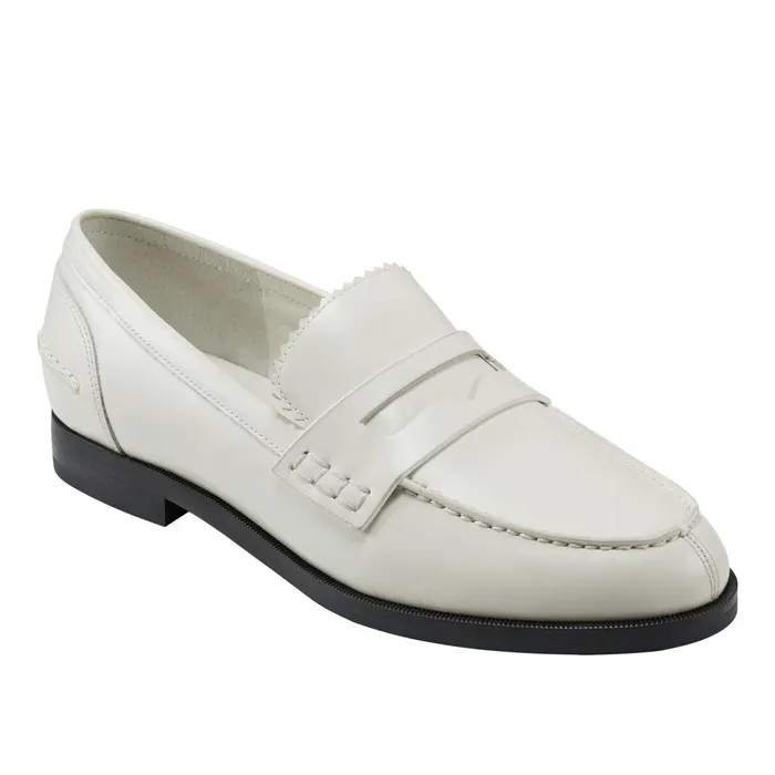 Women Marc Fisher Loafers and Flats Milton Loafer Chic Cream