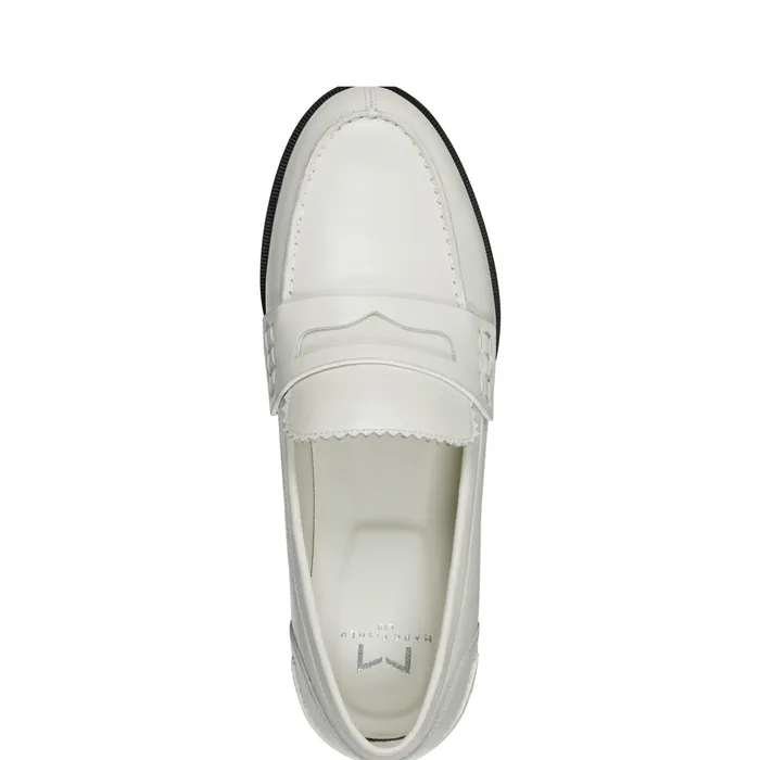Women Marc Fisher Loafers and Flats Milton Loafer Chic Cream