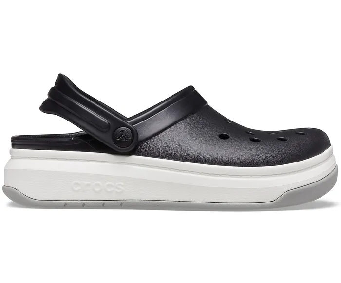 WomenMen Crocs Crocband Full Force Clog Black White Clogs