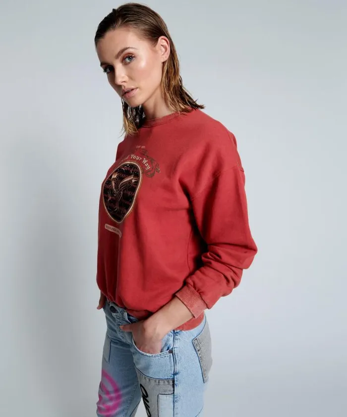 Women MOBLACK FIND YOUR WAY UNISEX SWEATER One Teaspoon Hoodies And Sweats Women MOBLACK FIND YOUR WAY UNISEX SWEATER One Teaspoon Hoodies And Sweats
