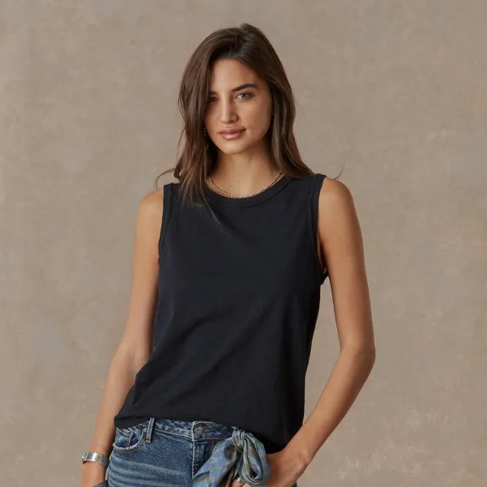 Women Mollie Tank Black Sundance Catalog Tops Women Mollie Tank Black Sundance Catalog Tops