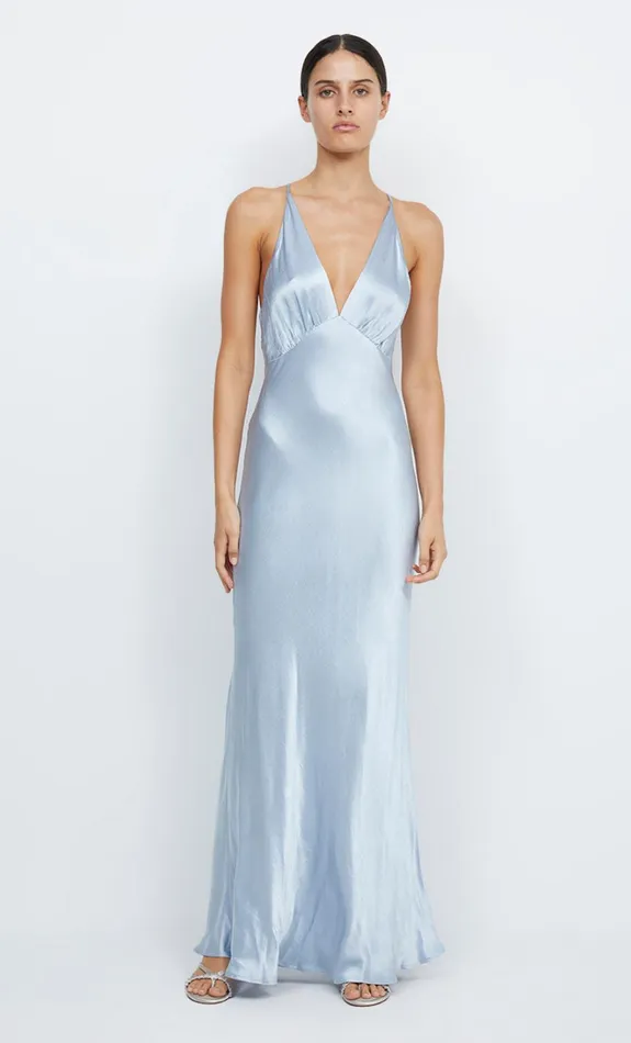 Women MOON DANCE V MAXI DRESS 8211 DUSTY BLUE Bec Bridge Prom Dresses