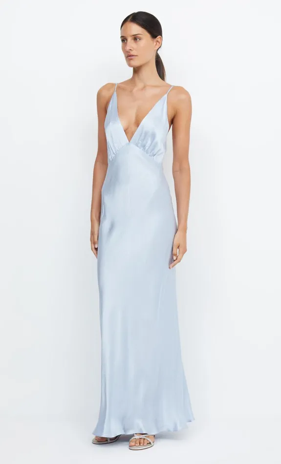 Women MOON DANCE V MAXI DRESS 8211 DUSTY BLUE Bec Bridge Prom Dresses