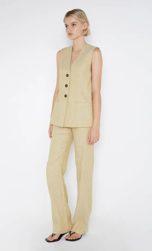 Women NEVA VEST 8211 STRAW Bec Bridge Sleeveless