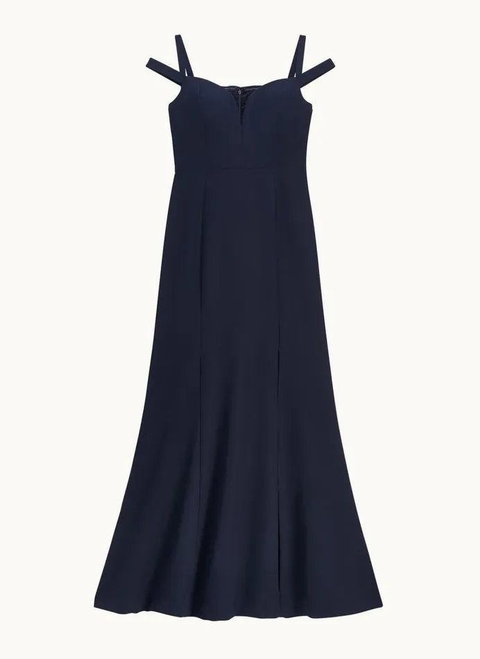 Women OFF THE SHOULDER GOWN Navy Donna Karan New York Dresses And Jumpsuits Women OFF THE SHOULDER GOWN Navy Donna Karan New York Dresses And Jumpsuits