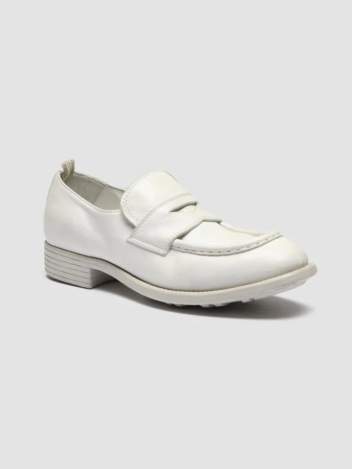 Women Officine Creative Footwear CALIXTE 020 White Leather Mocs Loafers