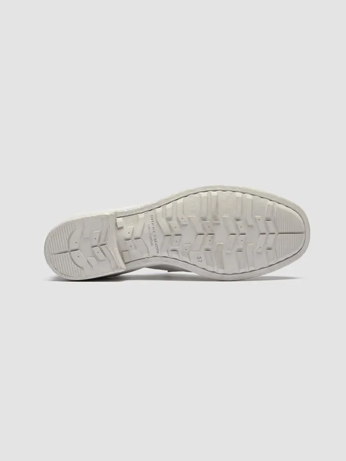 Women Officine Creative Footwear CALIXTE 020 White Leather Mocs Loafers