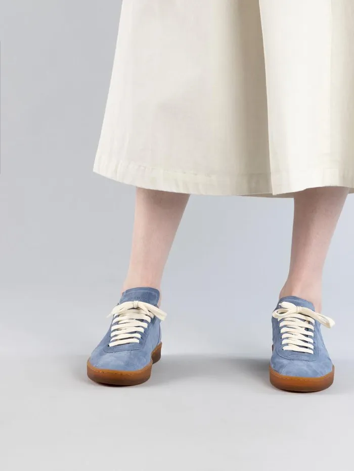 Women Officine Creative Footwear DESTINY 101 Blue Leather And Suede Low Top Sneakers Women Officine Creative Footwear DESTINY 101 Blue Leather And Suede Low Top Sneakers